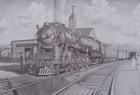 Boston and Maine R-1-D class mountain type steam locomotive  number 4113